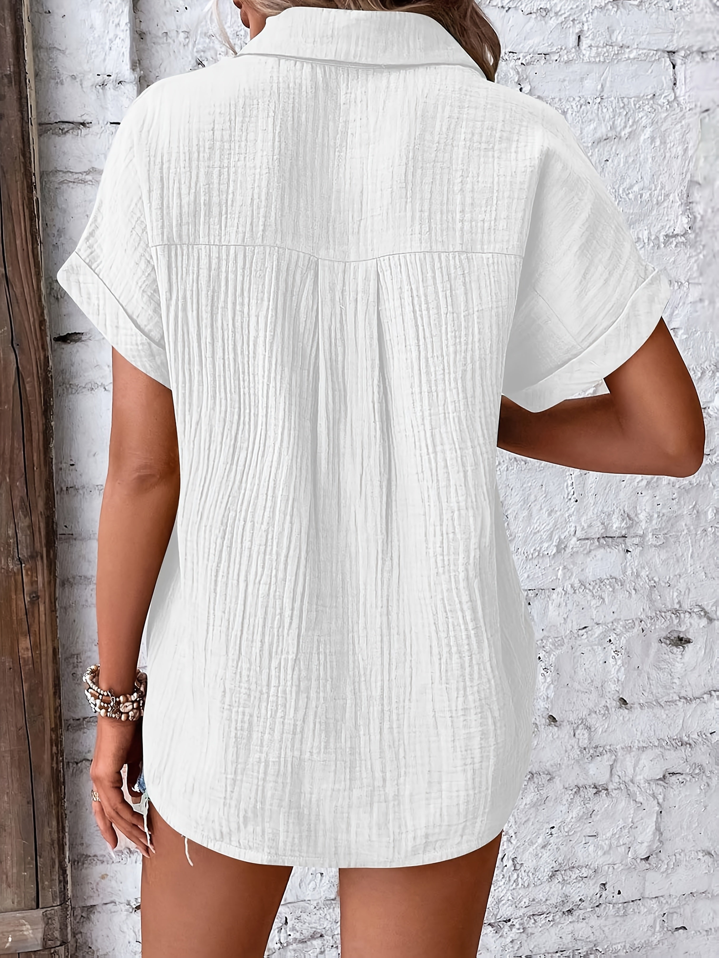 Evelyn | Textured Blouse