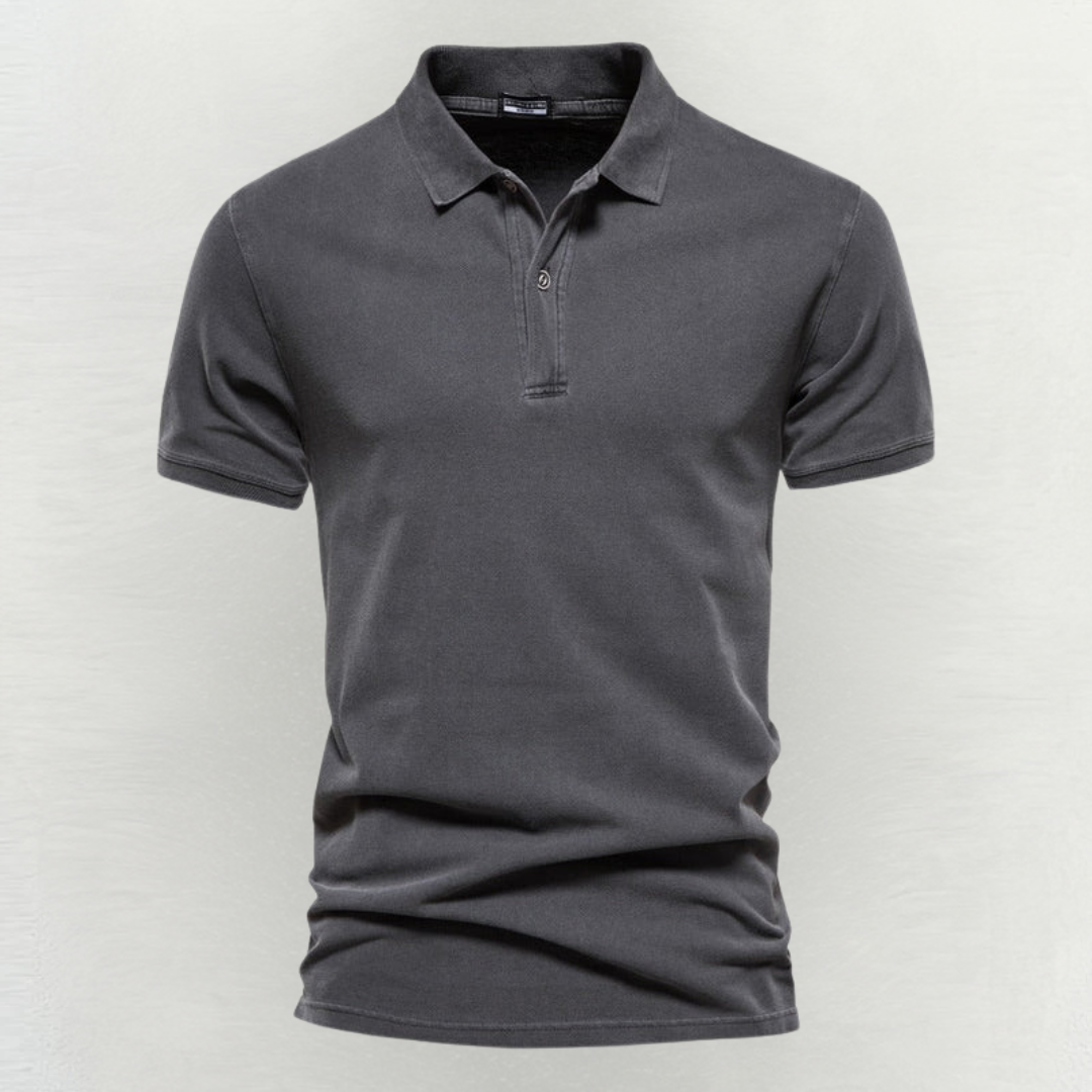 Oleo - PONADCZASOWA BAWEŁNIANA KOSZULKA POLO PREMIUM