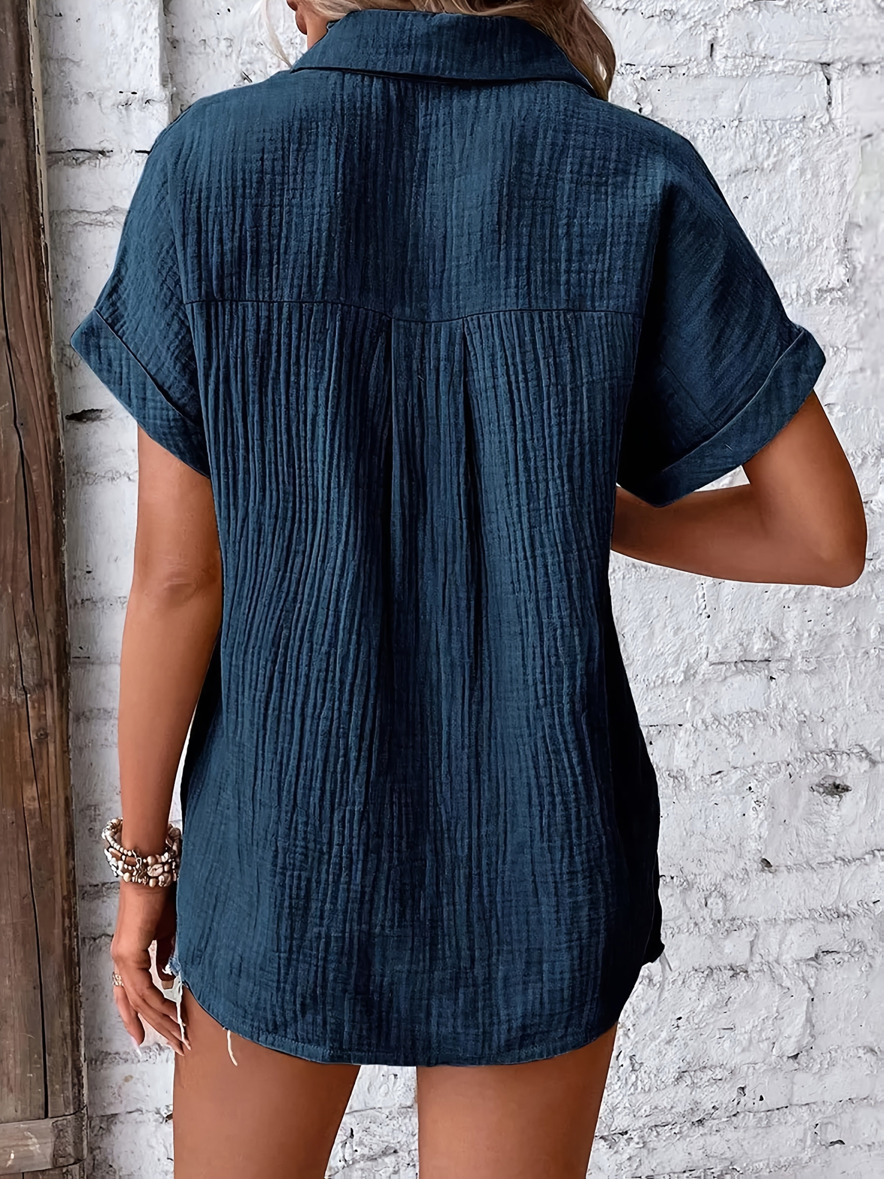 Evelyn | Textured Blouse