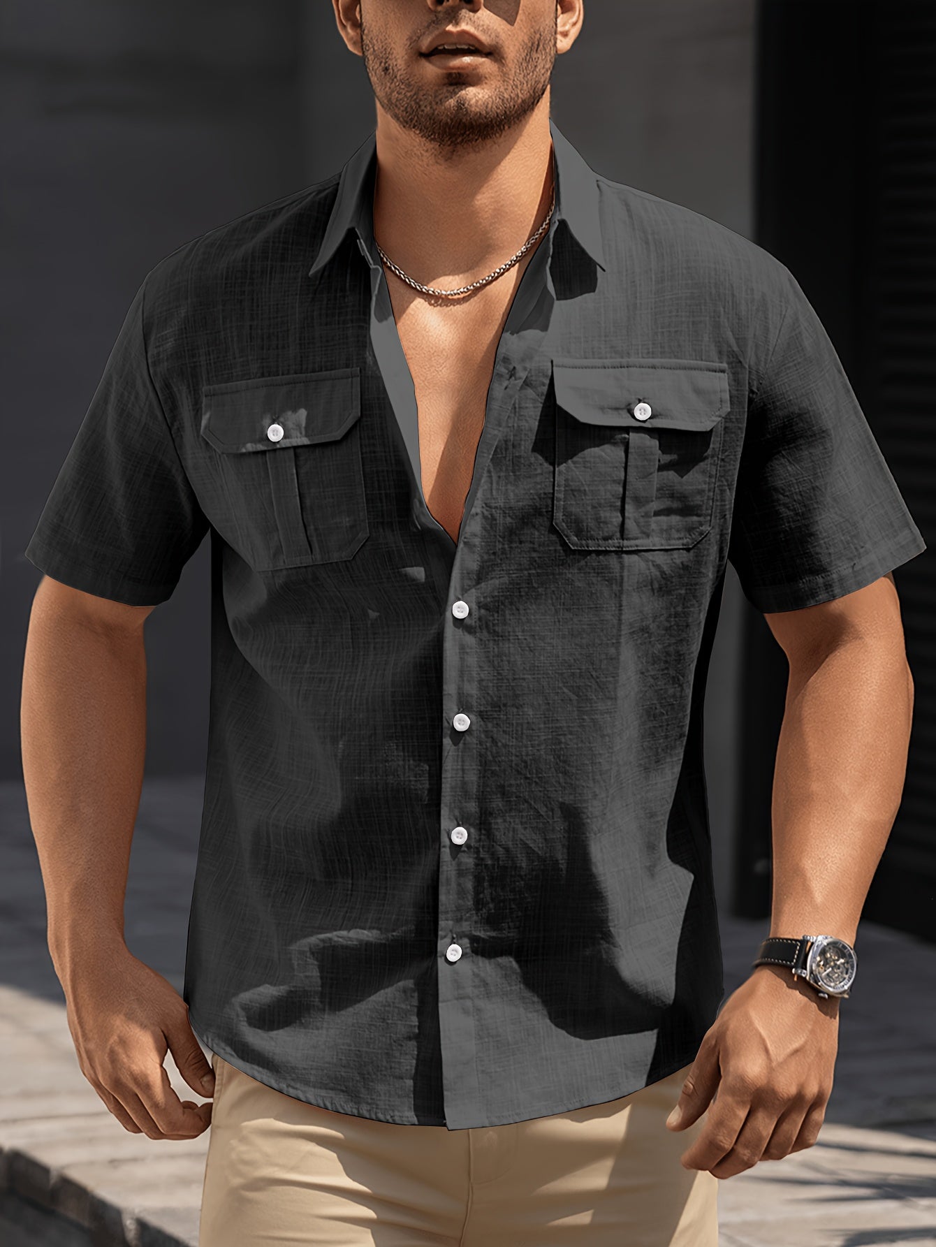 Alex – Koszula z krótkim rękawem