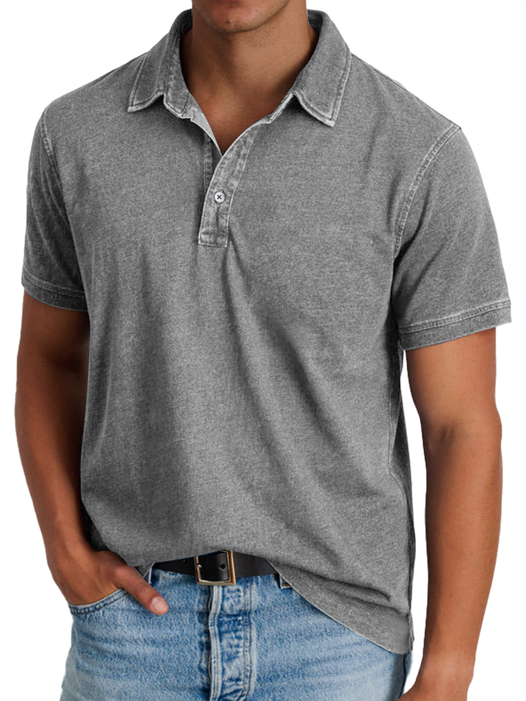 HENRY - Luźna koszulka polo