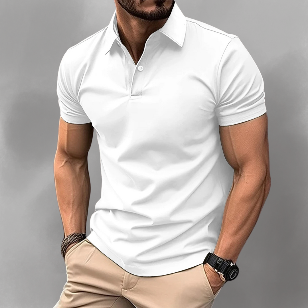 ENZO – PONADCZASOWA BAWEŁNIANA KOSZULKA POLO PREMIUM