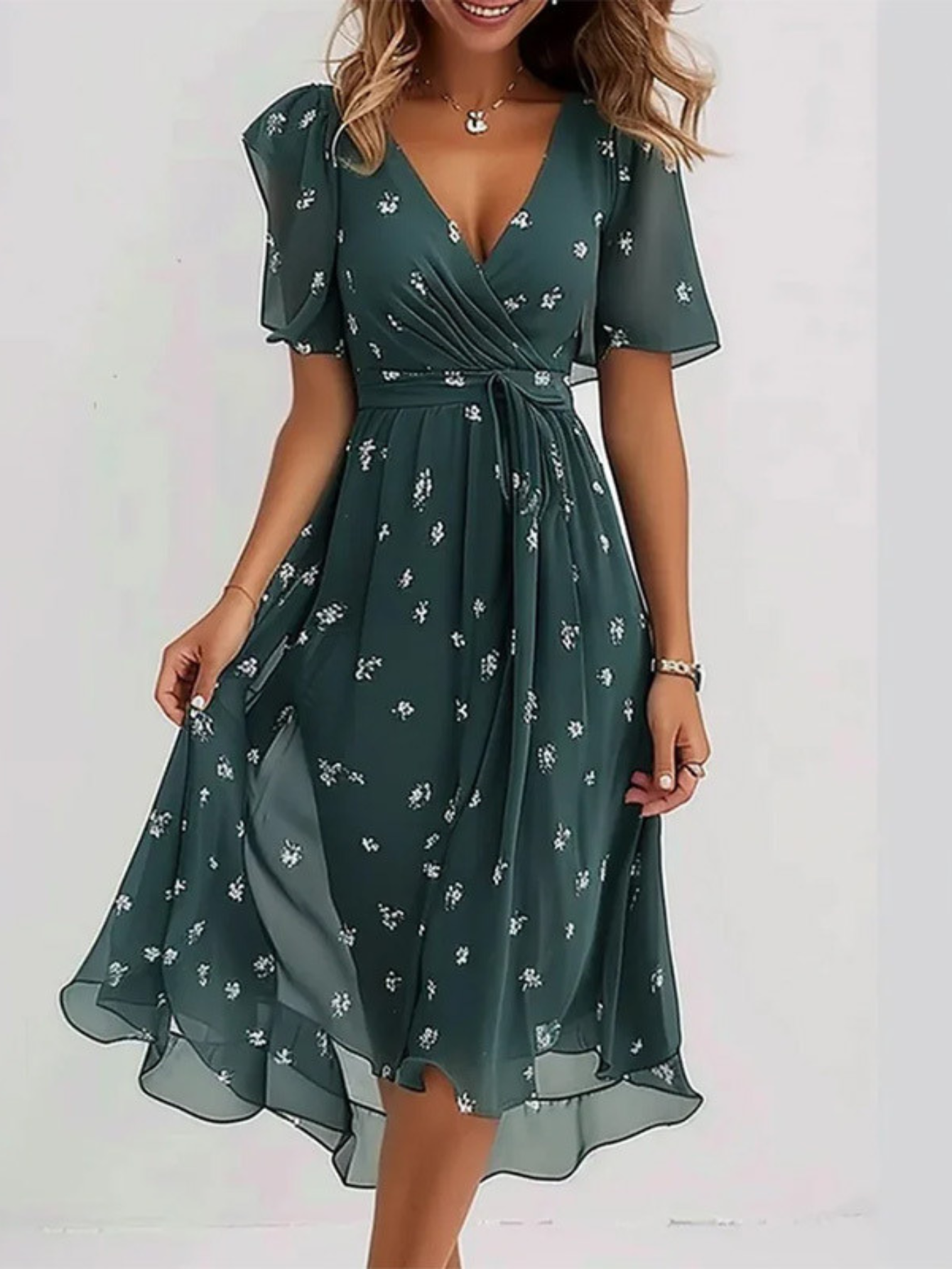 Matilda | Letnia sukienka zakrywająca brzuch