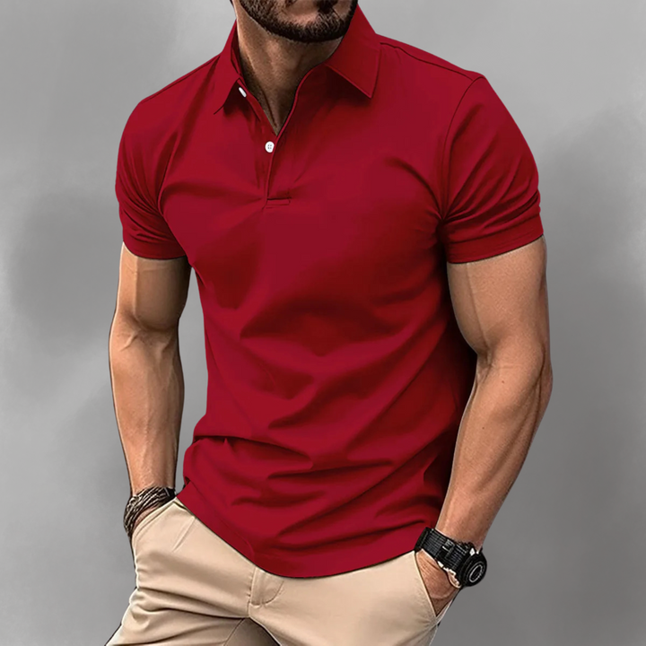 ENZO – PONADCZASOWA BAWEŁNIANA KOSZULKA POLO PREMIUM