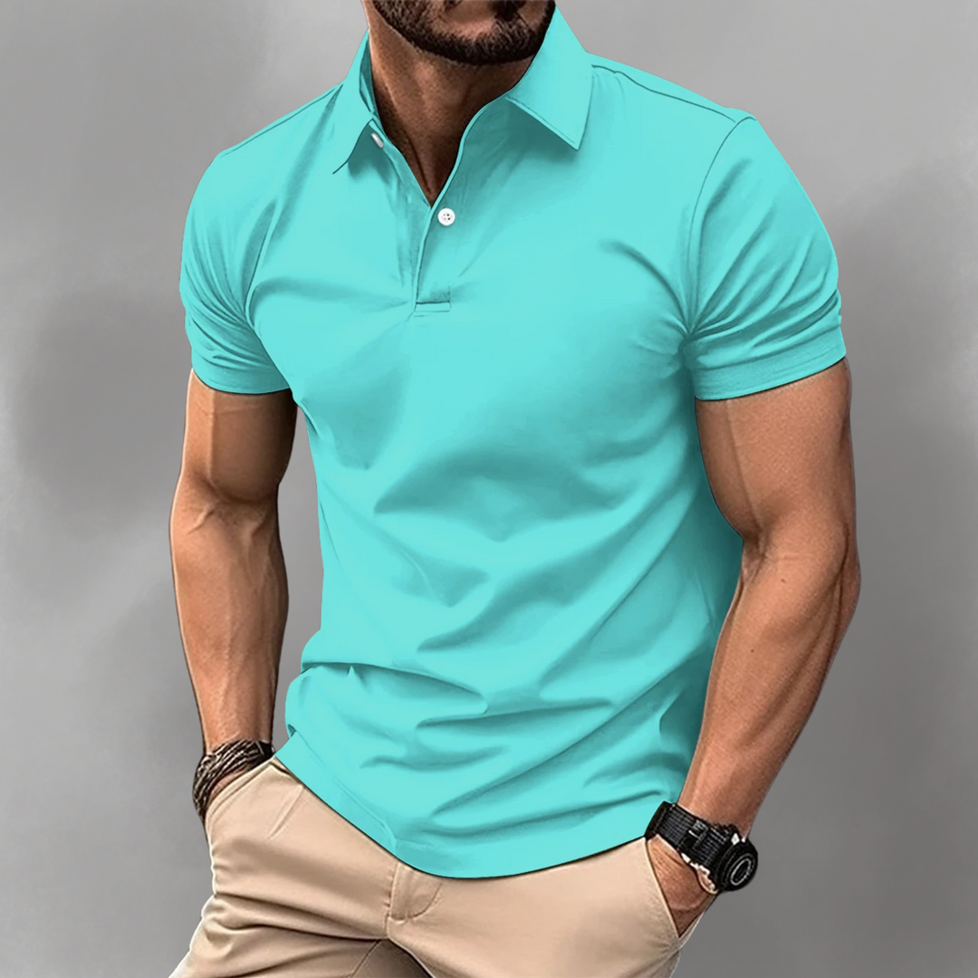 ENZO – PONADCZASOWA BAWEŁNIANA KOSZULKA POLO PREMIUM