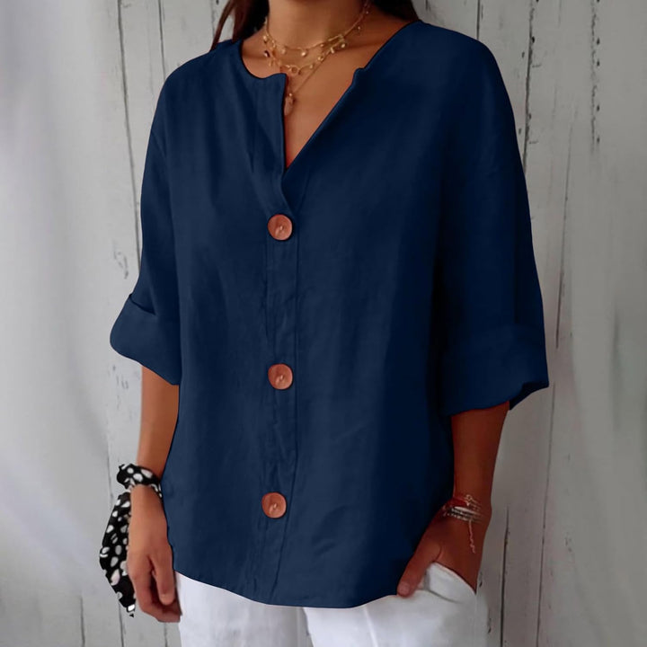 Claira | Blusa in Lino Casual
