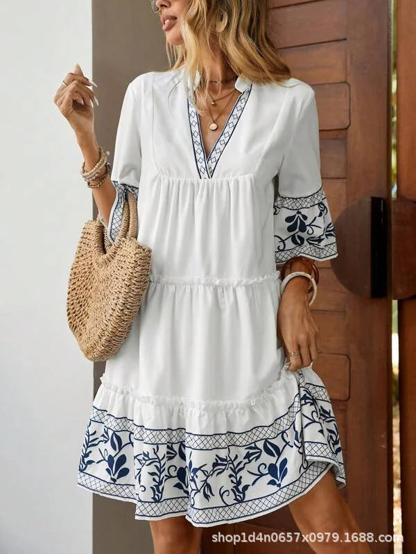 SUKIENKA MIDI ALBA BOHEMIAN