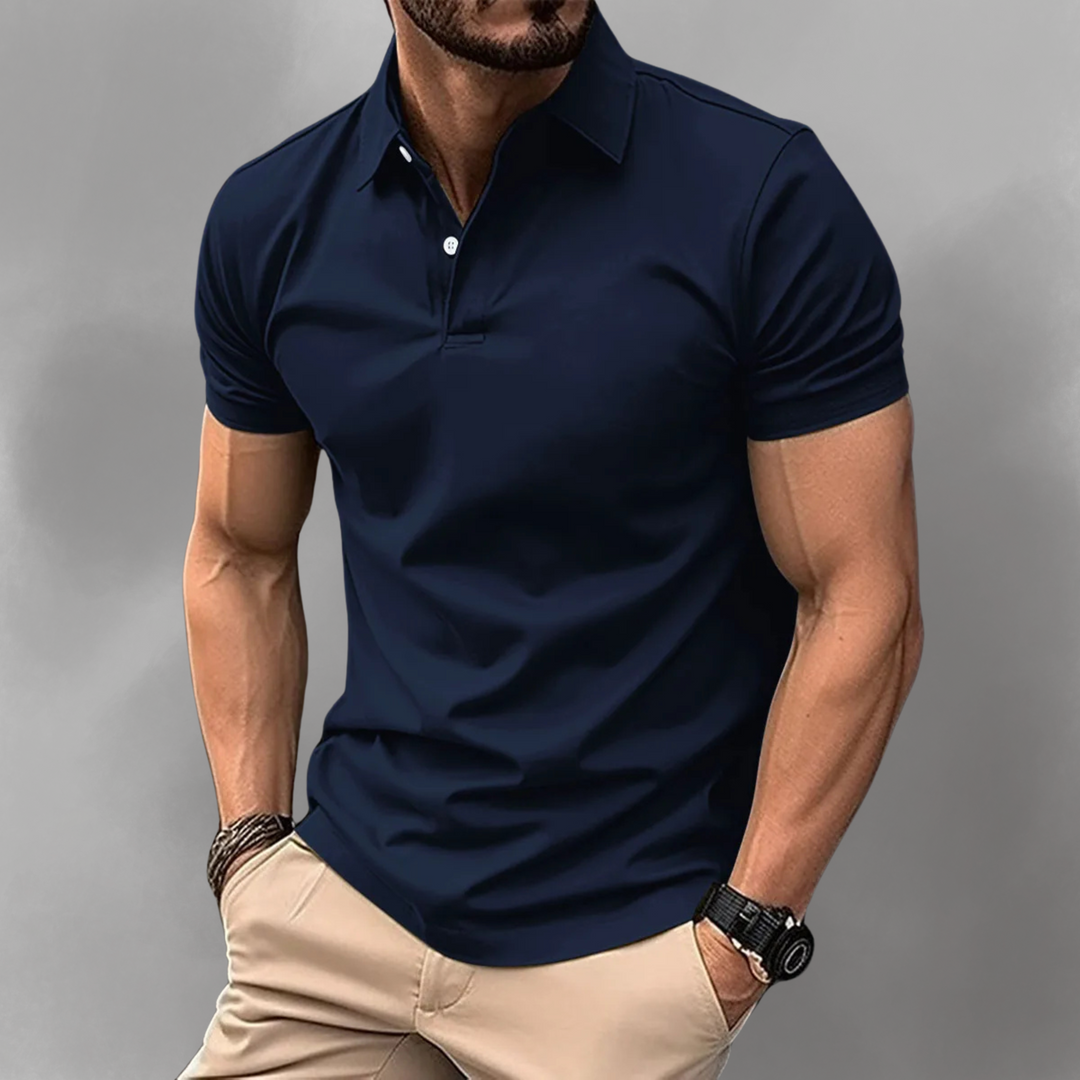 ENZO – PONADCZASOWA BAWEŁNIANA KOSZULKA POLO PREMIUM