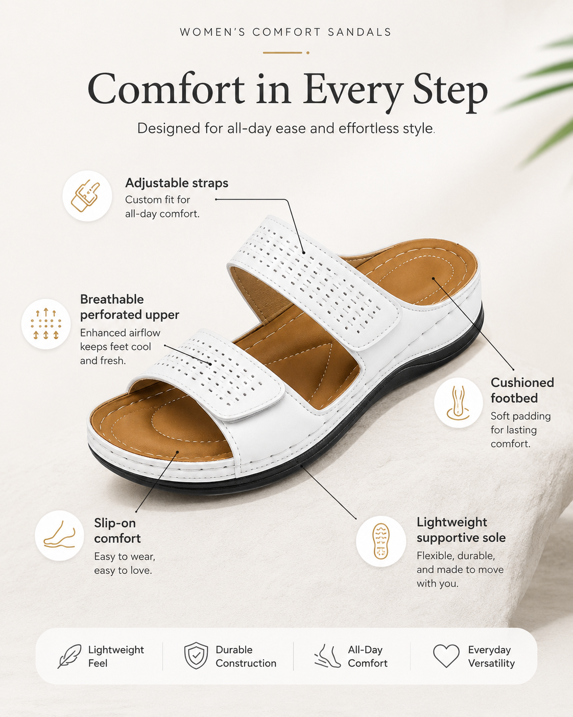 Lara | Orthopedic Comfort Sandals