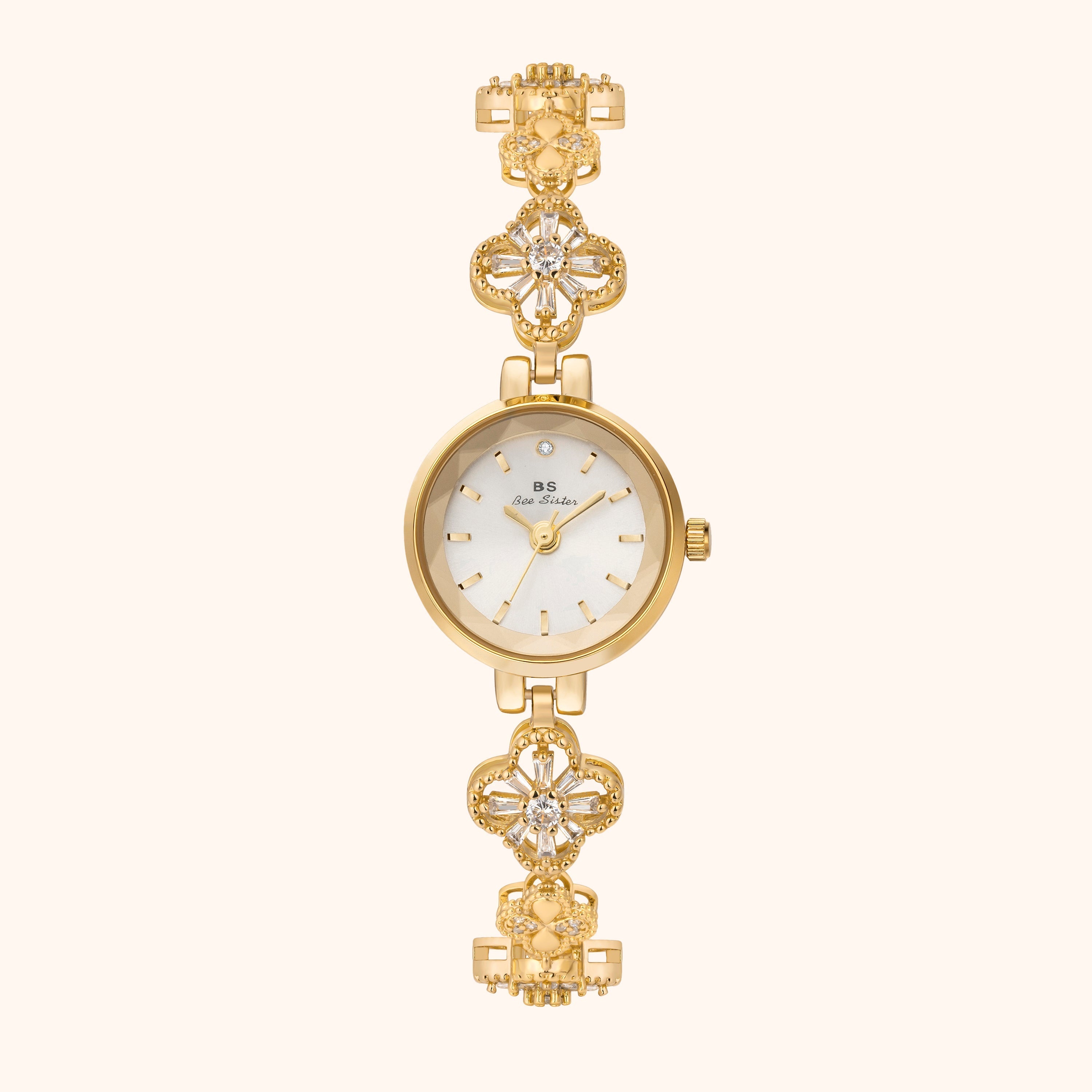 Zegarek Damski Złoty – Elegancki Design 23mm z Japońskim Mechanizmem Kwarcowym