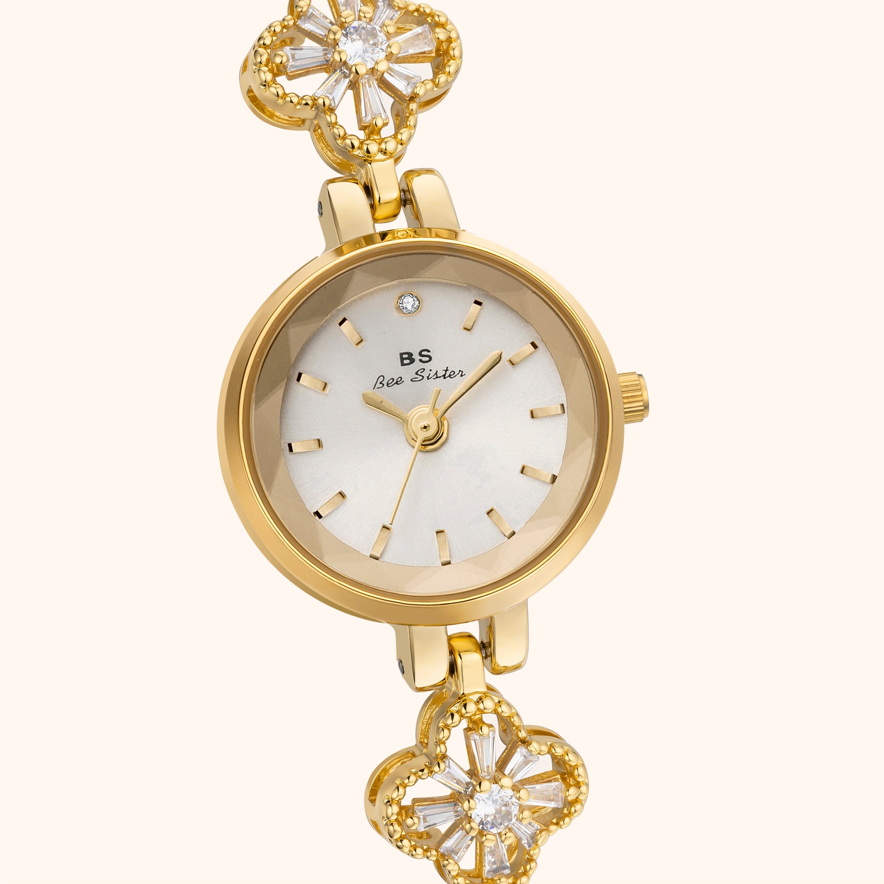 Zegarek Damski Złoty – Elegancki Design 23mm z Japońskim Mechanizmem Kwarcowym