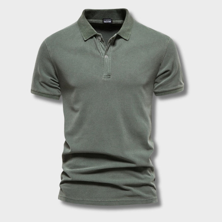 Oleo - PONADCZASOWA BAWEŁNIANA KOSZULKA POLO PREMIUM