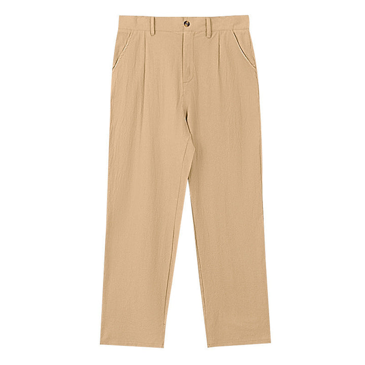 NICCO | PANTALONI DI LINO A GAMBA LARGA