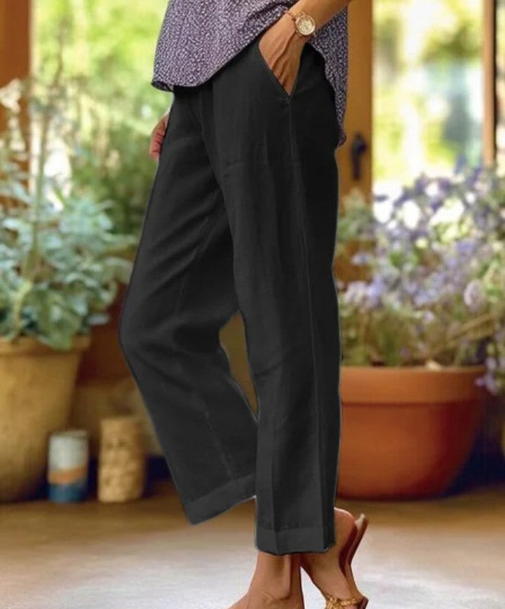 EWA | Eleganckie lekkie spodnie