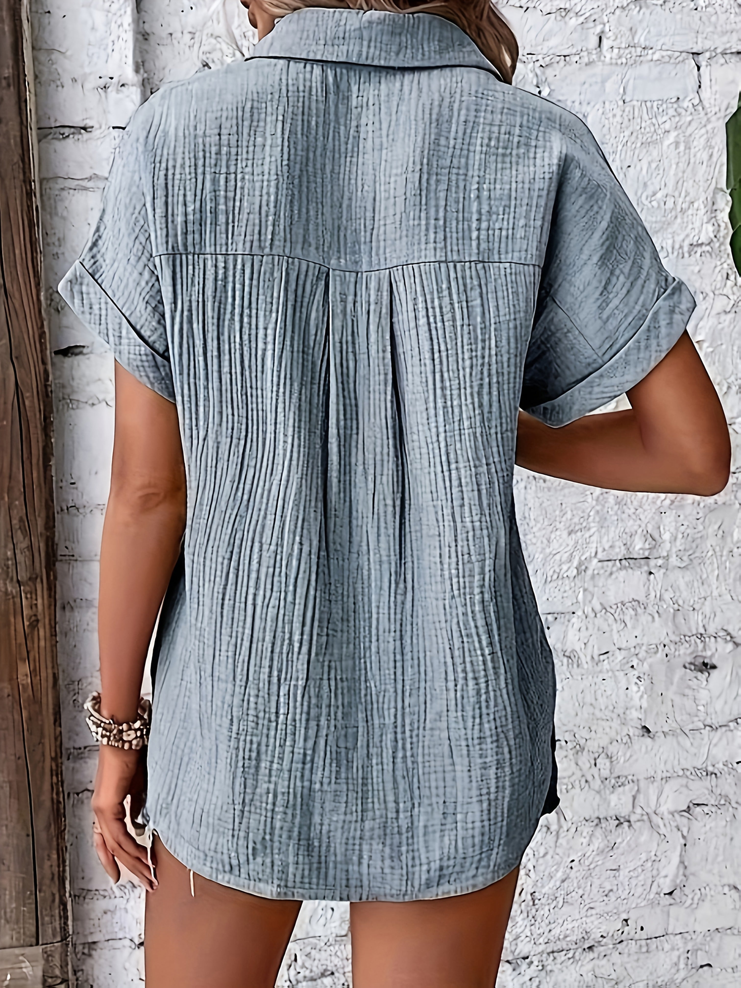 Evelyn | Textured Blouse