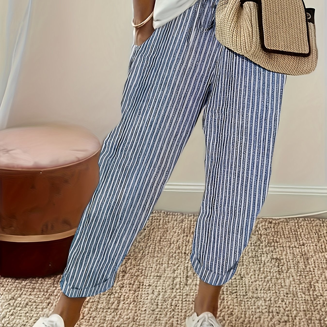 Aaliyah | Striped Casual Pants