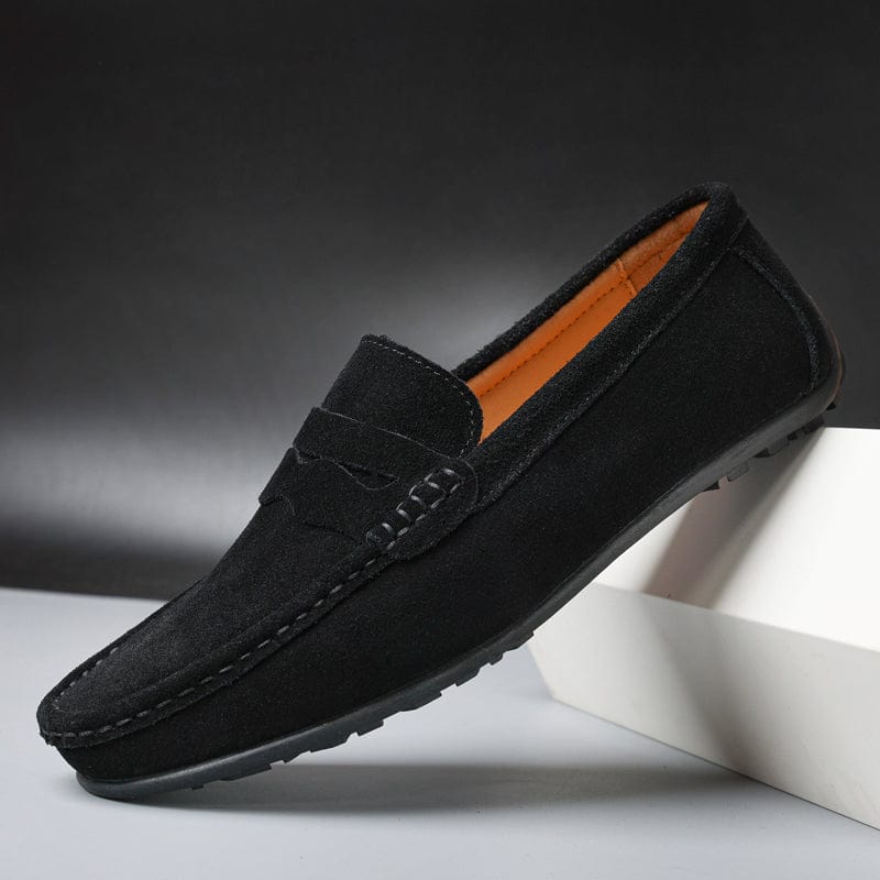 Otis - Suede Loafers with Cushioned Comfort