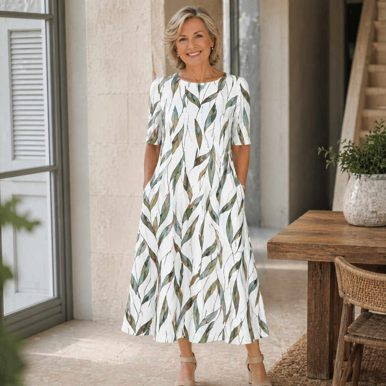 Alice | Floral Midi Dress