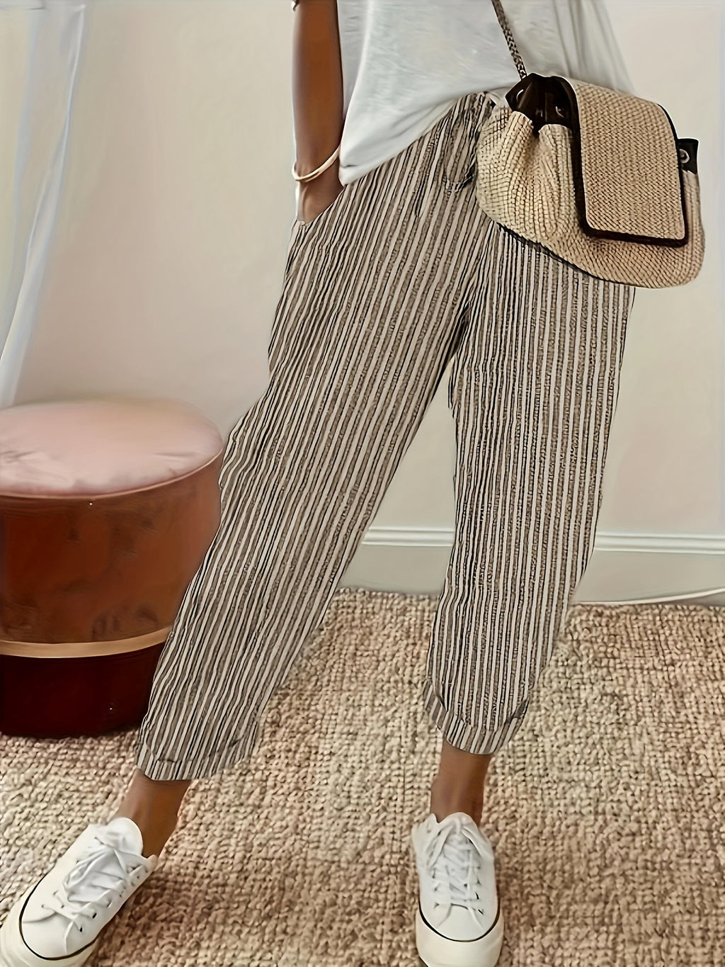 Aaliyah | Striped Casual Pants